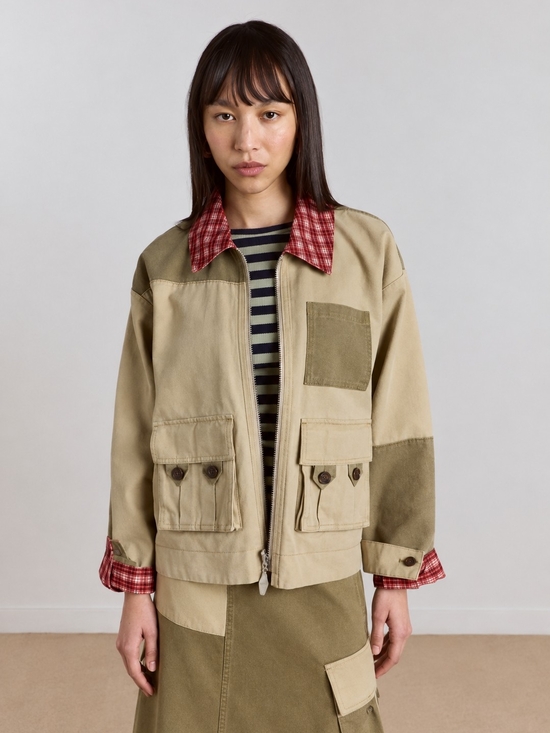Damson Madder Jackets & Blazers - Damson Madder Marcelle Reversible Barn Jacket